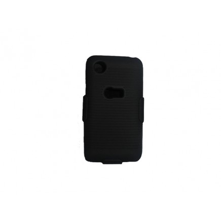 LG L40 Clip Combo 3 en 1 Holster + Mica + Paño Limpiador